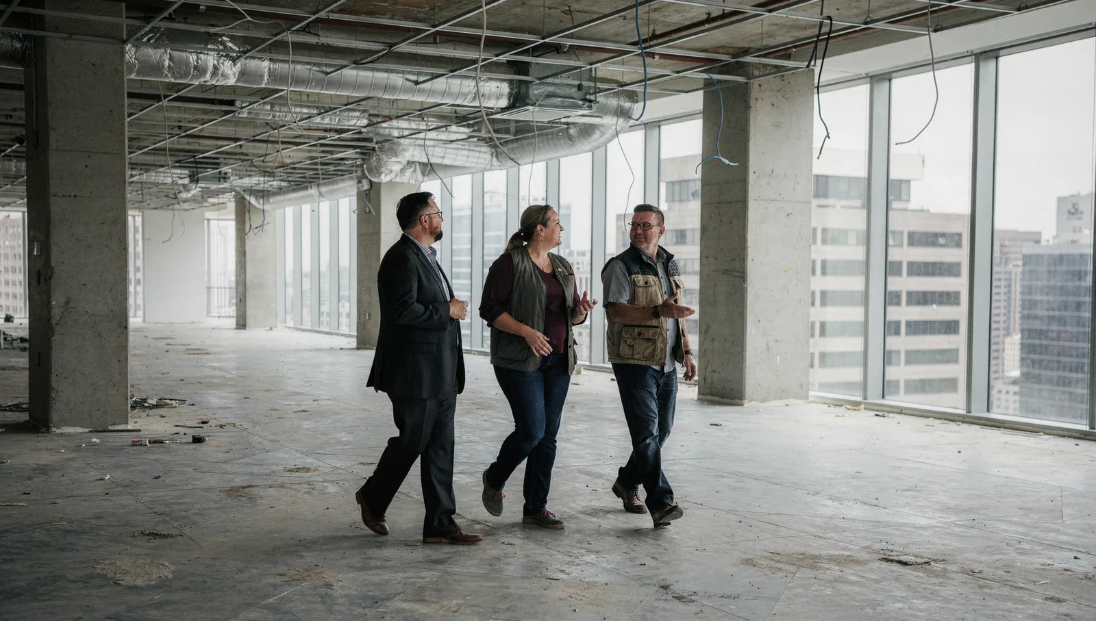 Editorial photograph illustrating the true cost of manual data entry in commercial real estate